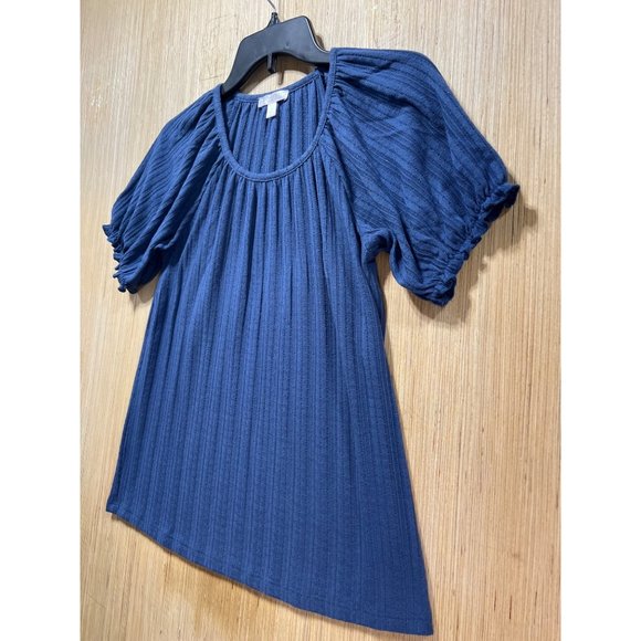 Lauren Conrad - Women's Blue Shirt Round Neckline - Small - Picture 14 of 15